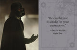 This book compiles the knowledge behind the most powerful disciples of the Dark Side from every era of Star Wars, from Darth Maul, to Emperor Palpatine, Darth Vader, Kylo Ren, and beyond. Packed with dazzling art, this collectible series of tiny books—the perfect gift for any Star Wars fan. 
· Hold Sith lore in the palm of your hand: A pocket-sized format makes this book the cutest addition to your Star Wars bookshelf. A cloth bookmark also lets you hang this tiny book as an ornament or keepsake. 
· The per
