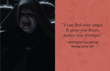 This book compiles the knowledge behind the most powerful disciples of the Dark Side from every era of Star Wars, from Darth Maul, to Emperor Palpatine, Darth Vader, Kylo Ren, and beyond. Packed with dazzling art, this collectible series of tiny books—the perfect gift for any Star Wars fan. 
· Hold Sith lore in the palm of your hand: A pocket-sized format makes this book the cutest addition to your Star Wars bookshelf. A cloth bookmark also lets you hang this tiny book as an ornament or keepsake. 
· The per