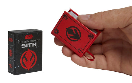 This book compiles the knowledge behind the most powerful disciples of the Dark Side from every era of Star Wars, from Darth Maul, to Emperor Palpatine, Darth Vader, Kylo Ren, and beyond. Packed with dazzling art, this collectible series of tiny books—the perfect gift for any Star Wars fan. 
· Hold Sith lore in the palm of your hand: A pocket-sized format makes this book the cutest addition to your Star Wars bookshelf. A cloth bookmark also lets you hang this tiny book as an ornament or keepsake. 
· The per