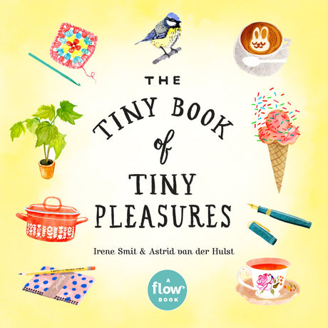 A perfect gift book filled with whimsical, colorful illustrations, short lists, cheerful prompts, recipes, and fun facts, The Tiny Book of Tiny Pleasures is the sweetest reminder imaginable that it’s the little things in life that make us happy. Little things like sharing tea with a friend. An ice cream cone with sprinkles. Finding a forgotten item of clothing in the closet. The smell in the air right after a summer rain.