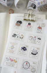 Black Milk Project - This Moment Washi Sticker Sheet with Gold Foil