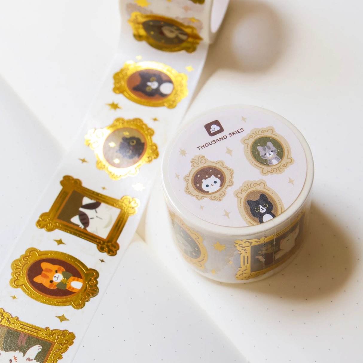 Full color washi tape with foil
Width: 30mm
Length: 5m or 16 ft
Matte
Designed in San Jose, California