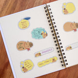 Thousand Skies Paper Roll Labels (Kiss Cut) - Capybara
