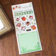 Cute decorative stickers for your journal and stationery collection!

Clear
Sticker Sheet: 6 x 3 inches
Sticker Sheet Package: 7 x 3 inches