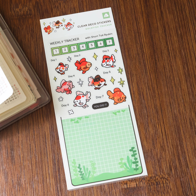 Cute decorative stickers for your journal and stationery collection!

Clear
Sticker Sheet: 6 x 3 inches
Sticker Sheet Package: 7 x 3 inches