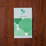 Full color sticky notes featuring a few ducks lounging in green pads

3x3 inches
25 sheets
Printed with 3M