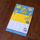 Full color sticky notes featuring adorable little creatures rushing to deliver your mail!

3x3 inches
25 sheets
Printed with 3M