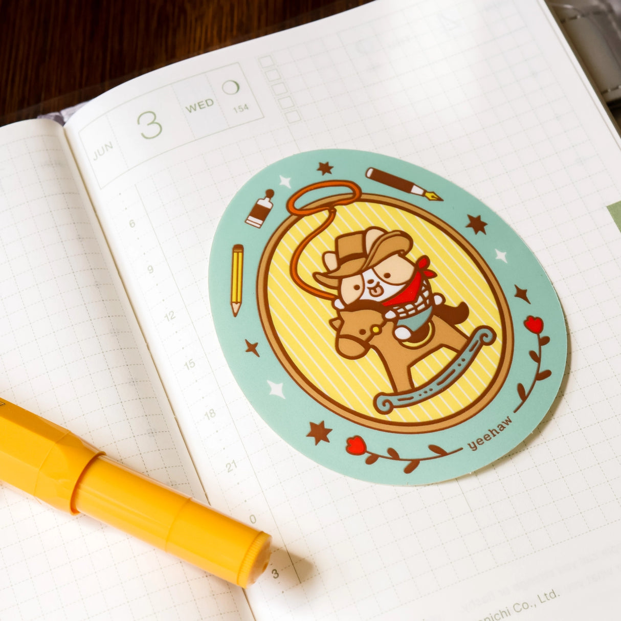 Original Design
Vibrant Color Vinyl Sticker
Printed in the USA
Waterproof
Dishwasher Safe
Anti UV Coating
Strong Adhesive