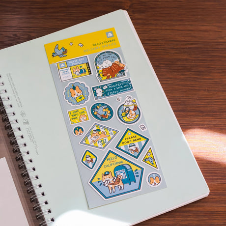 Cute decorative stickers for your journal and stationery collection!

Sticker Sheet: 6 x 3 inches
Sticker Sheet Package: 7 x 3 inches