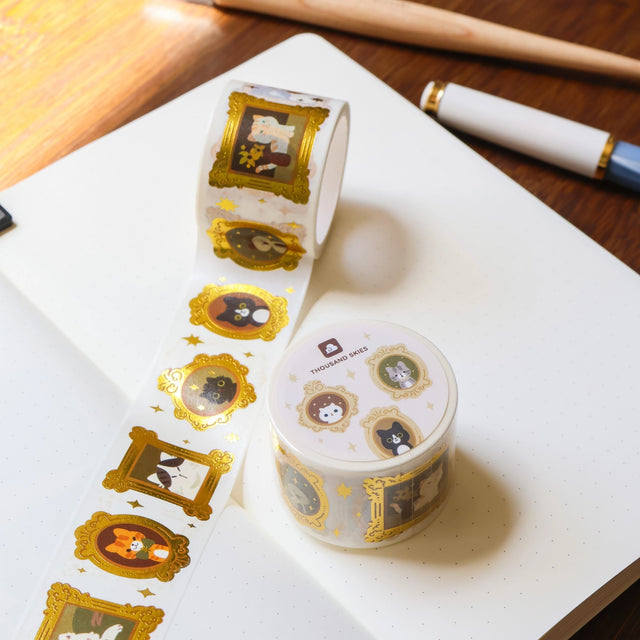 Full color washi tape with foil
Width: 30mm
Length: 5m or 16 ft
Matte
Designed in San Jose, California