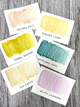 Distress Crayons are formulated to achieve vibrant coloring effects on porous surfaces for mixed-media. The smooth water-reactive pigments are ideal for creating brilliant backgrounds, water-coloring, smudge effects and more!
