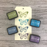 Tim Holtz Distress® Mini Archival Ink pads are waterproof, acid-free dye inks featuring the classic Distress color palette in the same fade resistant formula used in Ranger Archival Ink.