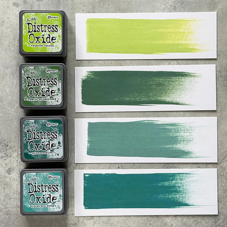 This kit includes Twisted Citron, Rustic Wilderness, Evergreen Bough, Pine Needles.