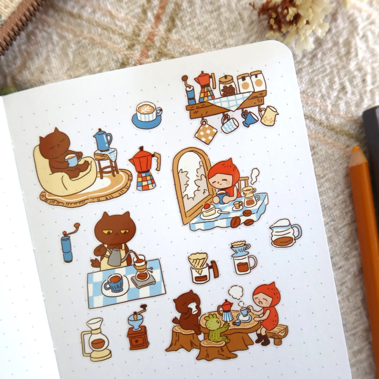Perfect for planners, journals, or scrapbooking. Approx. 4 x 6 in.