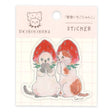 Tocorocomugi Strawberry Kitty Vinyl Sticker

Stick it in a notebook or put it in a smartphone case!
Decorate whatever you want with this cute vinyl sticker.