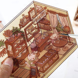 Unleash your creativity with these 3D scene stickers! Perfect for kids and adults, you can design your own eco home scene with a sets of sticker sheets!

1 piece of landscape paper
1 sticker sheet
5.5 in x 8.5 in