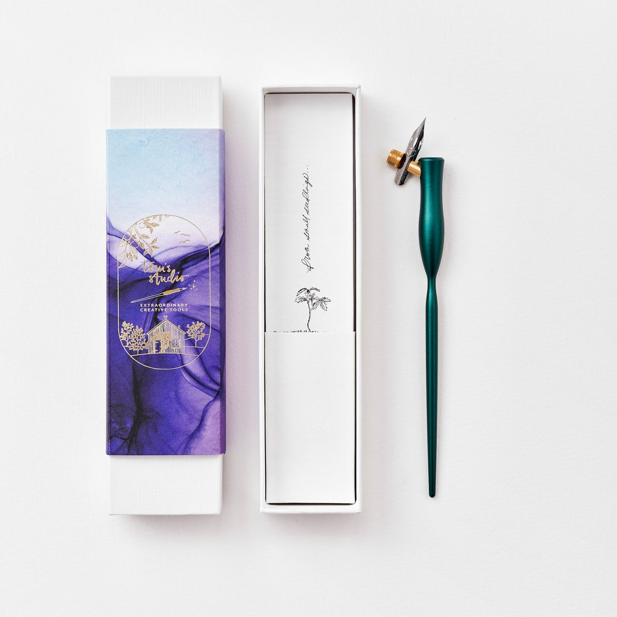 Tom's Studio - Flourish Calligraphy Pen - Oblique Ivy