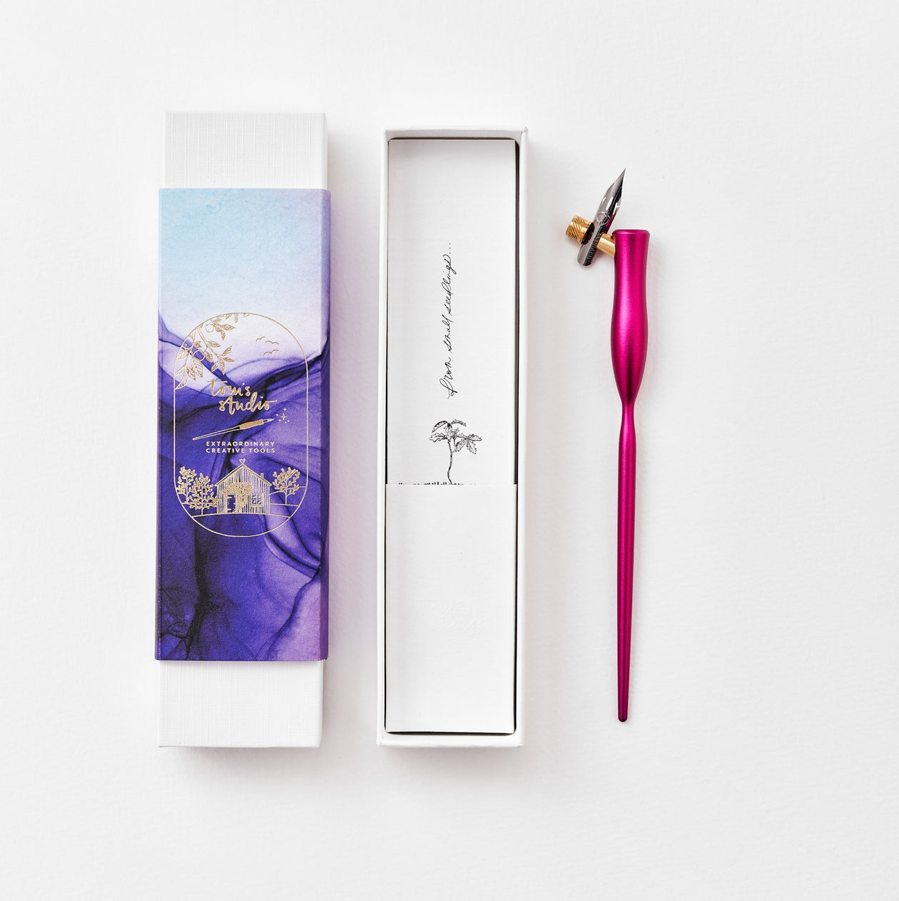Tom's Studio - Flourish Calligraphy Pen - Oblique Mulberry