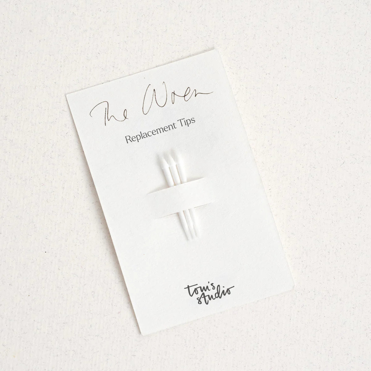 Keep your Wren in top form with tip replacements!

These smooth writing tips are perfect for everyday use. Crafted in Japan with exceptional quality, they produce a line width of around 0.3–0.5 and are designed to deliver consistent performance and durability.

These tips work with almost all fountain pen inks – the only exceptions are the more experimental ones, like shimmer or iridescent varieties.&nbsp;