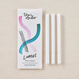 Tom's Studio Lumos - Single Spare Ink Reservoirs

Spare ink reservoirs for your Lumos pen.&nbsp;These high-quality fibre core reservoirs are designed to provide smooth and reliable ink flow, ensuring a seamless writing experience. Keep spares at hand so you can easily switch between colours without any hassle.

Lumos Single Reservoirs 6x85mm (pack of 3)