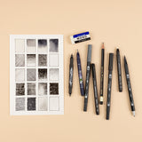 Conjunto de ilustraciones de Tombow