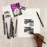 Conjunto de ilustraciones de Tombow