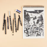 Conjunto de ilustraciones de Tombow