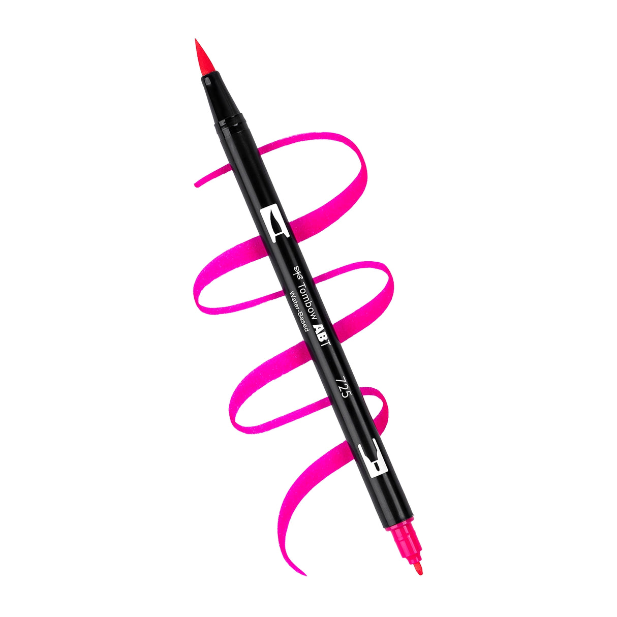 Set of 6 colors. Dual Brush Pens feature a flexible brush tip and a fine tip in one marker. The brush tip works like a paintbrush to create fine, medium, or bold strokes, while the fine tip provides consistent lines. The Happy Hour palette is inspired by vibrant cocktails and lively gatherings, with bright, playful colors that bring energy to any project. The water-based ink is blendable, and the resilient nylon brush retains its point stroke after stroke.