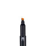 Dual tip highlighter with broad chisel tip and extra-fine bullet tip in one pen. Resin-coated tips and polymer-coated core prevent tip breakage or staining rulers, eliminating unwanted ink transfer. Protective plastic sleeve on chisel tip maintains shape even when using with metal rulers or stencils. Unique, vibrant colors are perfect for color-coding and decorating planners, journals, notebooks, and study guides. Fine tip works great for underlining text and writing margin notes. Fast-drying ink doesn’t sm