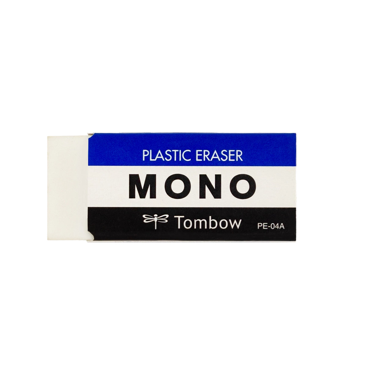 Soft plastic eraser removes marks cleanly with little pressure and no paper damage. Great for school or art. The eraser’s protective paper sleeve features rounded corners to prevent damage to the eraser during use. 3-Pack