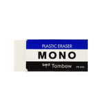 Soft plastic eraser removes marks cleanly with little pressure and no paper damage. Great for school or art. The eraser’s protective paper sleeve features rounded corners to prevent damage to the eraser during use. 3-Pack