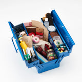 Toyo Steel Cantilever Toolbox ST-350 Indigo