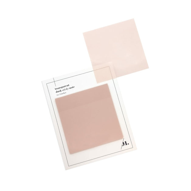 Cloth & Paper - Transparent Sticky Notes | Dusk