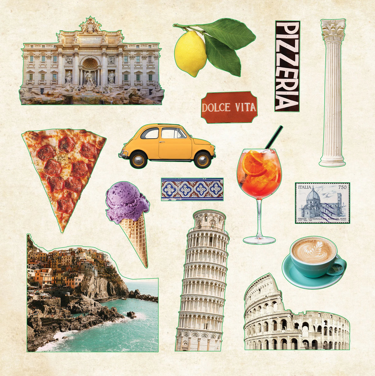 Here is a richly packed sticker book designed for wanderlusters, memory-keepers, and anyone who loves turning their journal or planner into a visual travelogue!

With 50 vibrant pages and more than 700 stickers, it's a treasure trove of global imagery ready to spark your next adventure!