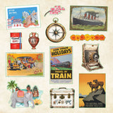 Here is a richly packed sticker book designed for wanderlusters, memory-keepers, and anyone who loves turning their journal or planner into a visual travelogue!

With 50 vibrant pages and more than 700 stickers, it's a treasure trove of global imagery ready to spark your next adventure!