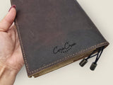 CoraCreaCrafts Traveler Leather Journal