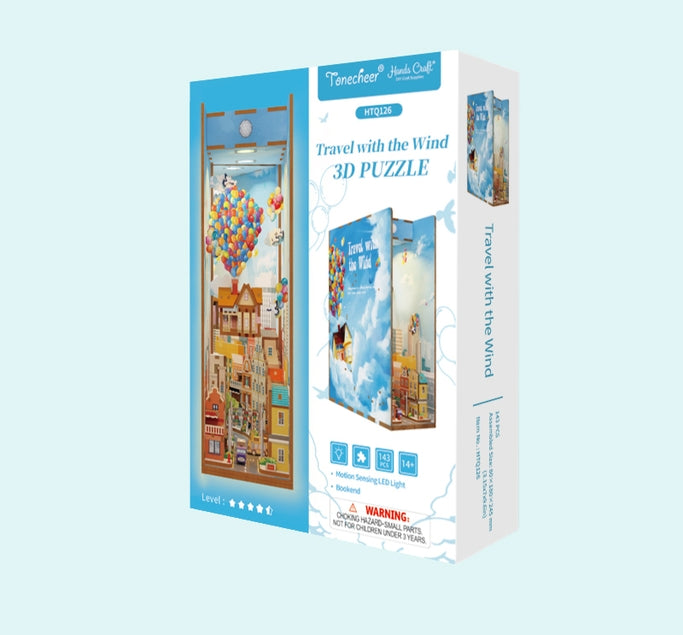 Kit Book Nook de Viaje con el Viento