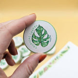 Cinta washi de hojas tropicales