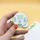 Cinta washi de hojas tropicales