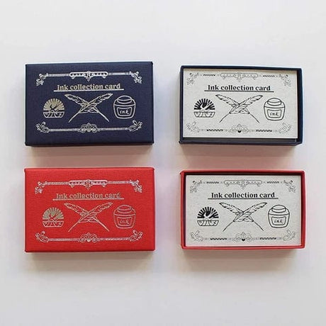Introducing Tsubame Note's Ink Collection Cards features Tsubame's Fool's paper! Showcase your wonderful ink collection by swatching them on high quality paper and bringing out their greatest potential. Comes in 2 different colors and are perfect for fountain pen users!