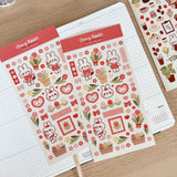 Cherry Rabbit - Tulip Rabbit Sticker Sheet