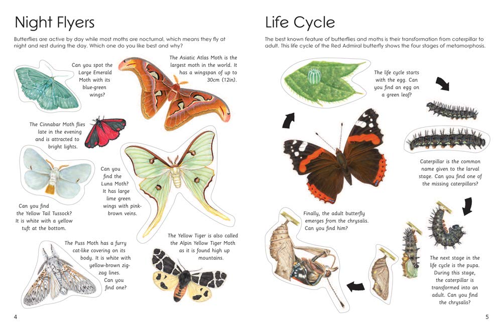 Ultimate Butterfly Sticker Book with 100 Amazing Stickers By Armadillo Press