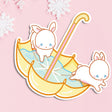 Sheepydust Umbrella Bunnies Sticker