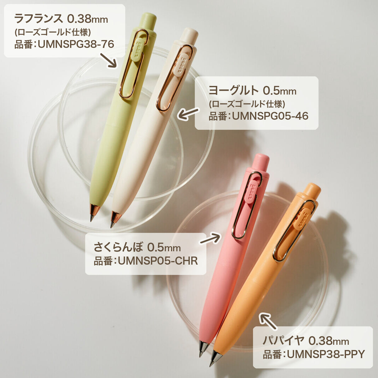 Uni-ball One P Gel Pen 0.38mm La France