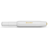 Kaweco CLASSIC SPORT Rollerball - White

For those who like it minimalist, there is the Kaweco Classic Sport Rollerball in the color white. Elegant and classic, the colour can be combined with various notebooks, papers and other accessories.

The Kaweco Sport has been around since 1911. The rollerball for the bag has a size of only 10.5 cm when closed and grows to a normal size of 13 cm with the cap on.

The invention of the rollerball enables particularly easy and gliding writing. The gel flows uninterrupt