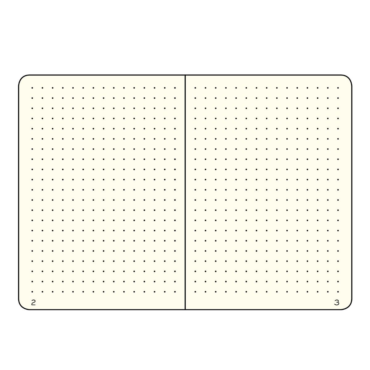 Leuchtturm1917 Vanilla Medium Hardcover Notebook Dot A5