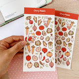 Cherry Rabbit - Veggie Friends Sticker Sheet
