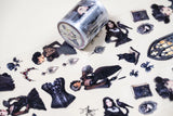 tep into the world of Victorian elegance with this unique transparent PET tape by CoraCreaCrafts. Designed with an intricate mix of gothic-inspired stickers, this tape features a 100cm repeat loop, showcasing a variety of detailed designs. The glossy finish adds a sophisticated shine, making it perfect for adding a touch of vintage charm to your creative projects.
 
