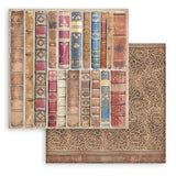 Vintage Library Background Paper Pad 12"X12"