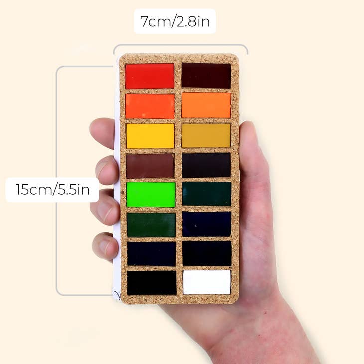 Viviva Pans Original Pan Set - 16 Watercolors Viviva Colors